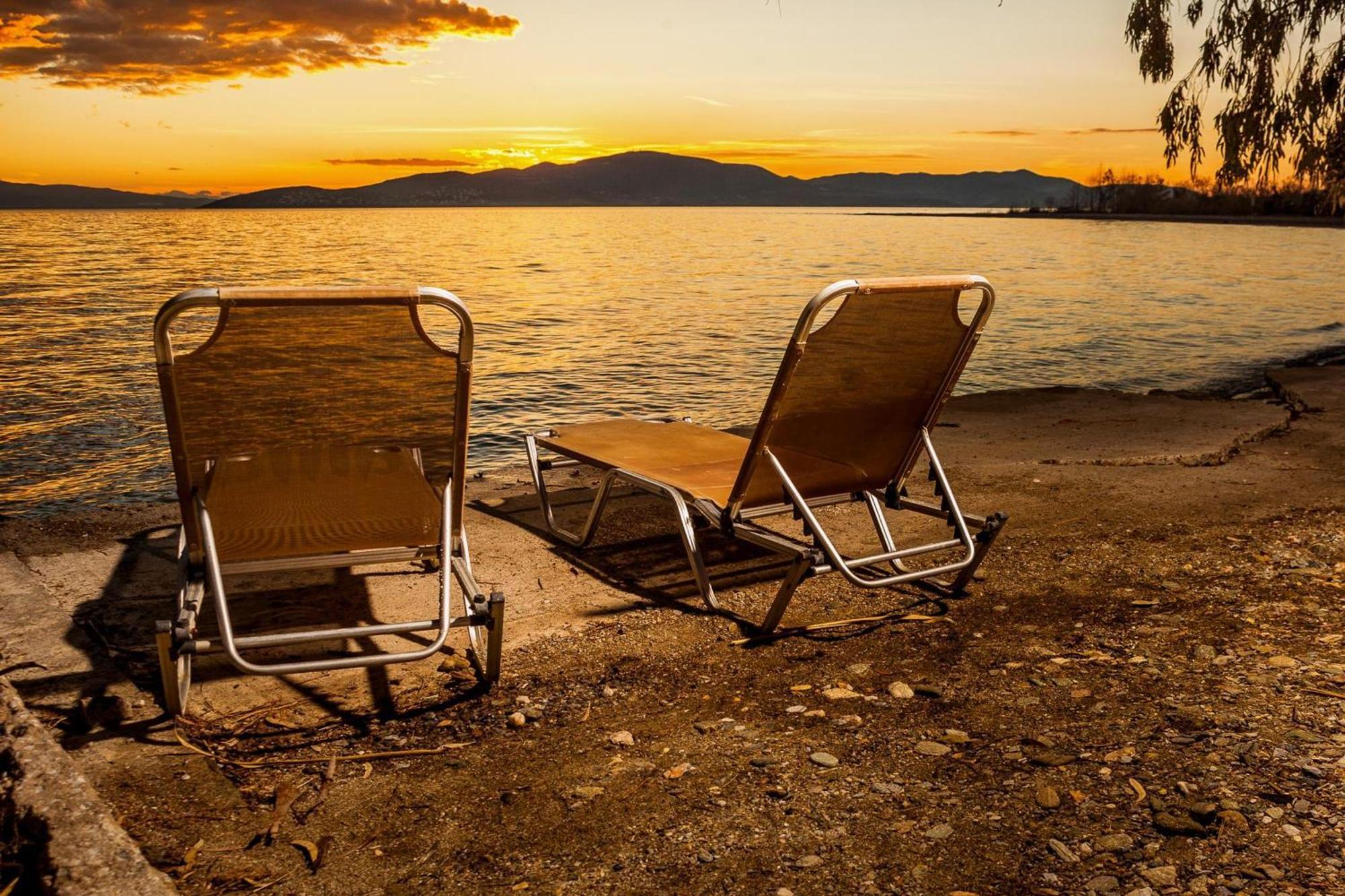 Karnagio Seafront In Agria Villa Káto Lekhónia Buitenkant foto